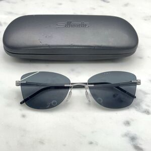Silhouette 5369 00 6063 Rimless Silver Eyeglasses Sunglasses Frames Only 19-140